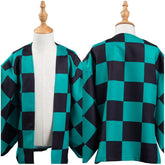 Demon Slayer Kimetsu no Yaiba Kamado Tanjirou Kinder Umhang Cosplay Kinder Kimono - cosplaycartde